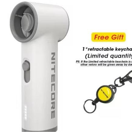 Kipas Angin Mini HandHeld Portable 5 Speed Level 2600mAh Nitecore Fan Pocket - Image 8