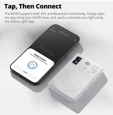 Magnetic Power Bank Magsafe Filling Light Portable Power Bank Wireless 4900MaH Black - Image 4