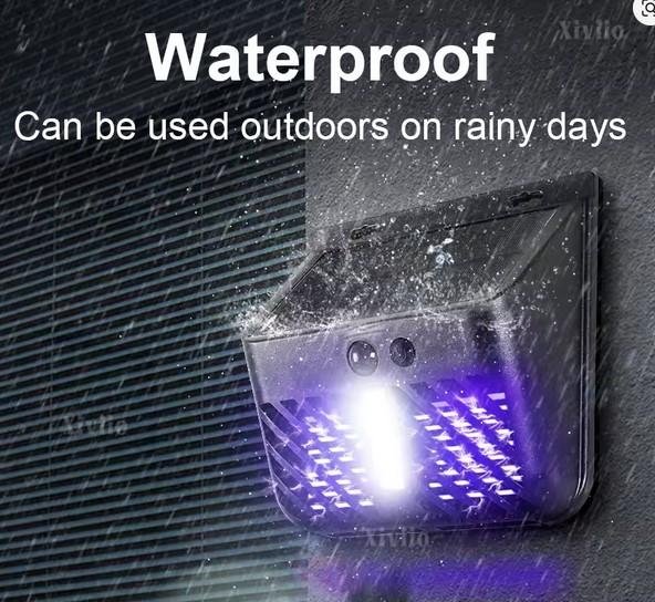 Lampu Teras Outdoor LED 2 in 1 UV Mosquito Killer Solar Panel 800 Mah Waterproof - Image 5