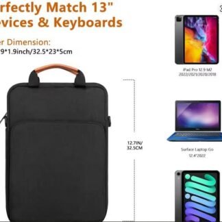 Tas Laptop Tas Selempang Shoulder Bag MacBook Air M1 Case 2023 New M2 13 inch Laptop Bag for iPad Air 5 Pro 12.9 11 10th Gen S9 8 7 Plus
