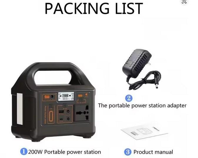 Portable Power Station 400W 200W 220V Solar Charging Power Supply 220V 110V LiFePo4 Battery for Outdoor - Image 4
