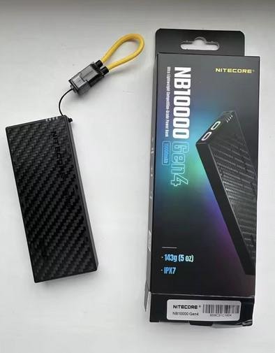 Nitecore NB10000 Gen4 9V 22.5W Fast Charge Carbon Fiber Power Bank 10000mAh Mobile Outdoor Powerbank IPX7 Dual USB-C - Image 3